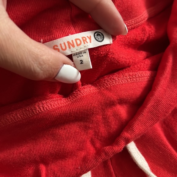 ❤️❤️ Sundry Red Love Heart Sweatpant - Picture 4 of 8